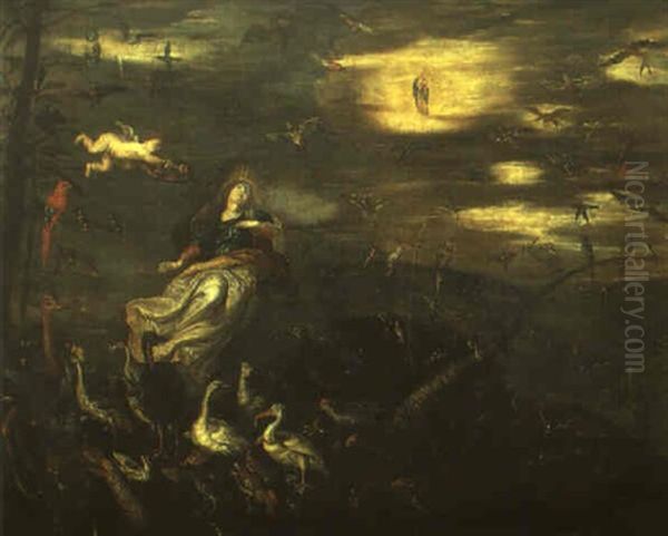 El Aire Oil Painting by Jan Brughel