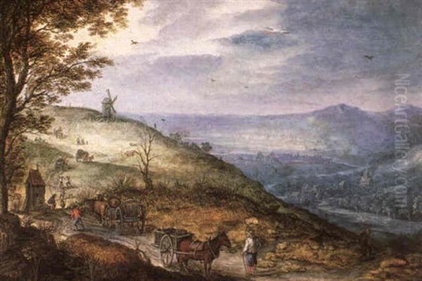 Waldlandschaft Mit Blick In Die Ferne Oil Painting by Jan Brughel
