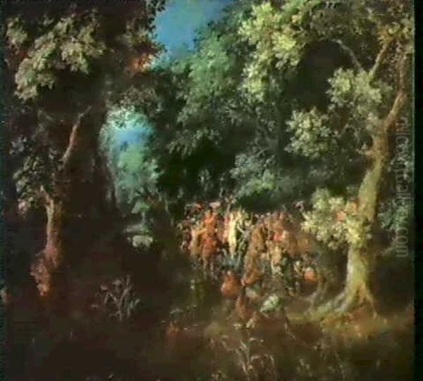 The Temptation Of St. Anthony Oil Painting by Jan Brughel