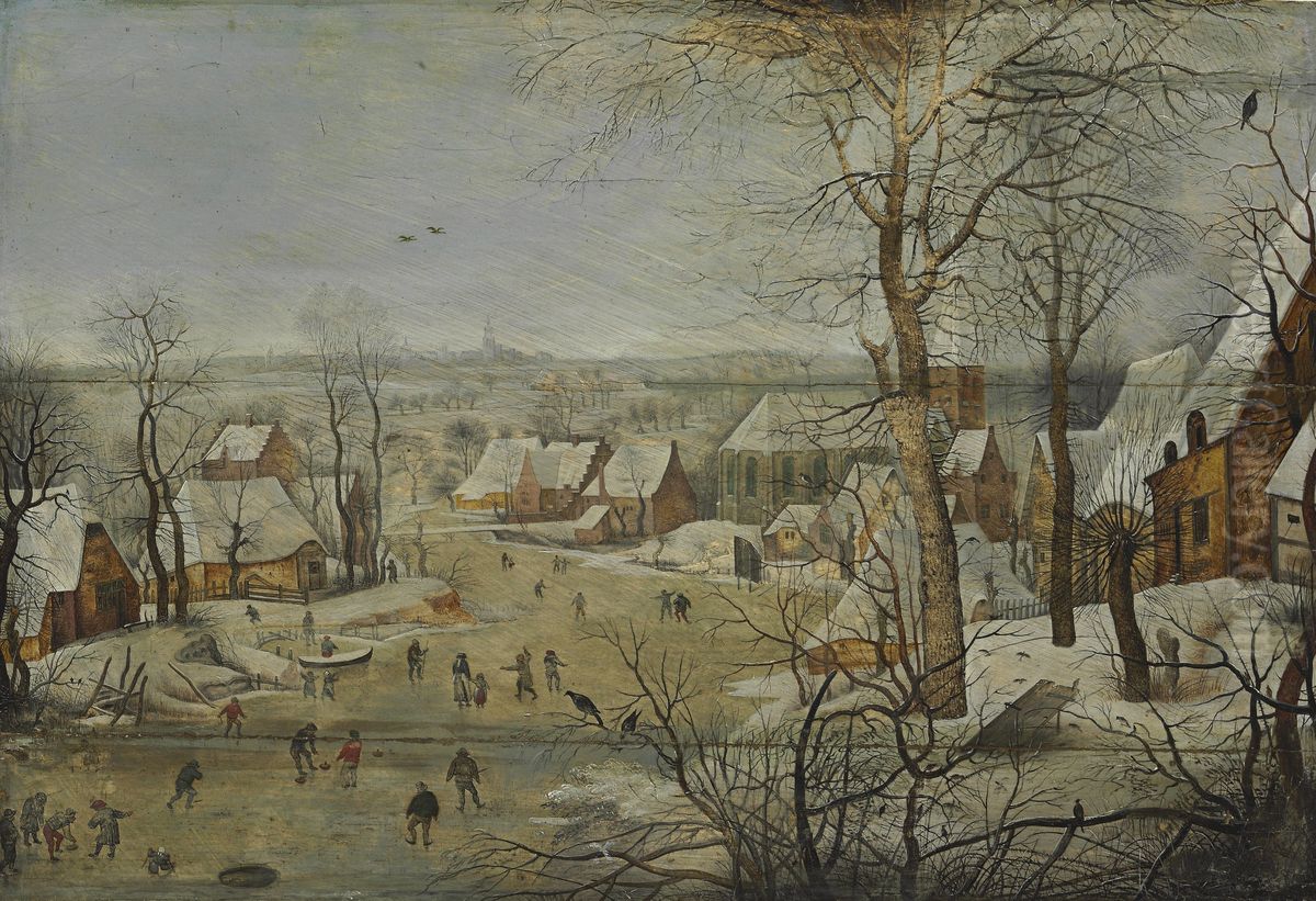 The Bird Trap Oil Painting by Pieter Brueghel the Younger