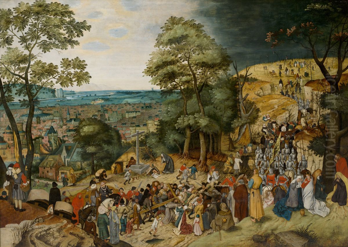Calvary Oil Painting by Pieter Brueghel the Younger