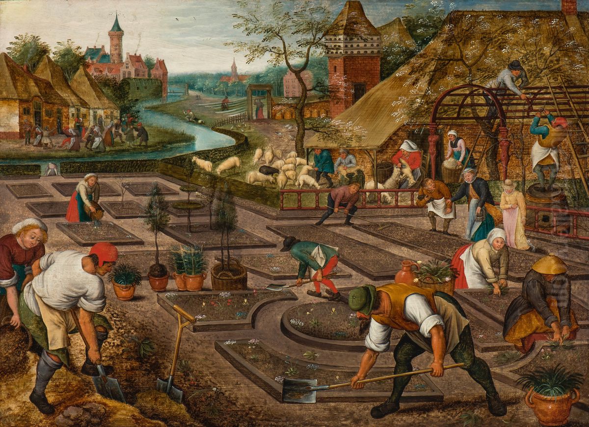 Spring Oil Painting by Pieter Brueghel the Younger