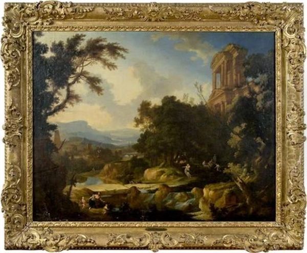 Paysage D'hiver Au Piege A Oiseaux Oil Painting by Pieter Brueghel the Younger