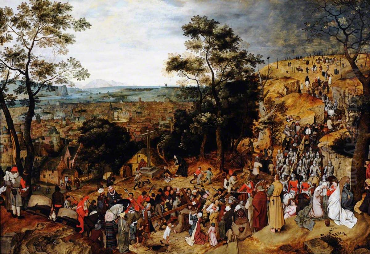 The Procession To Calvary Oil Painting by Pieter Brueghel the Younger
