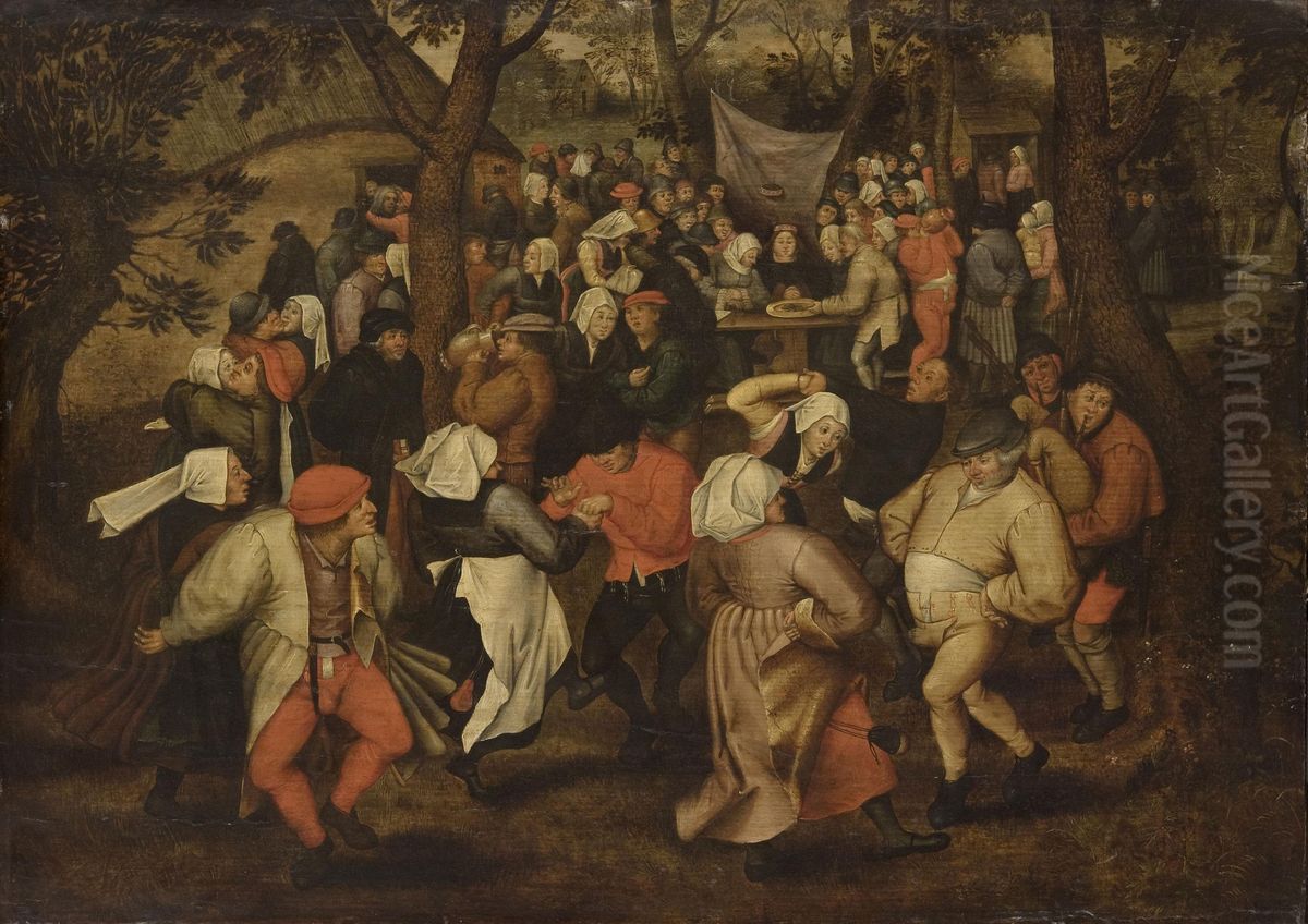 The Wedding Dance Oil Painting by Pieter Brueghel the Younger