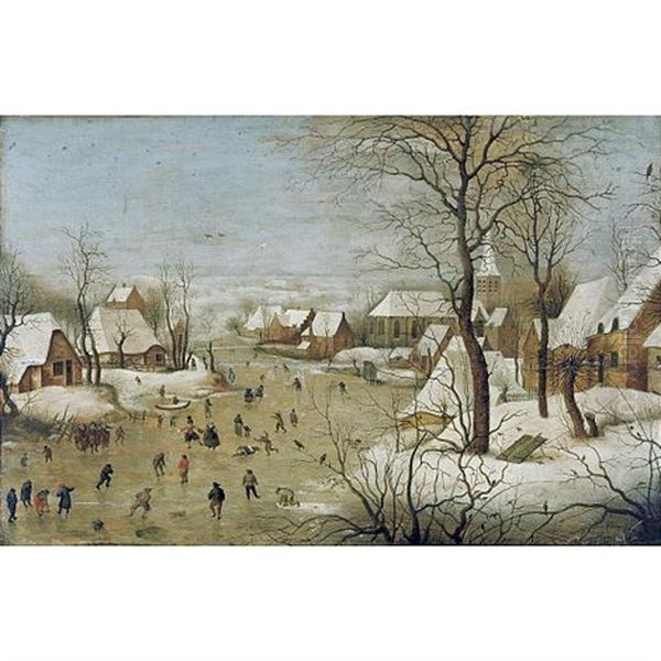 The Bird Trap Oil Painting by Pieter Brueghel the Younger