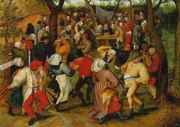 The Wedding Dance Oil Painting by Pieter Brueghel the Younger