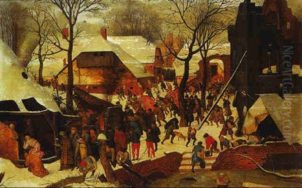 L'adoration Des Mages Oil Painting by Pieter Brueghel the Younger