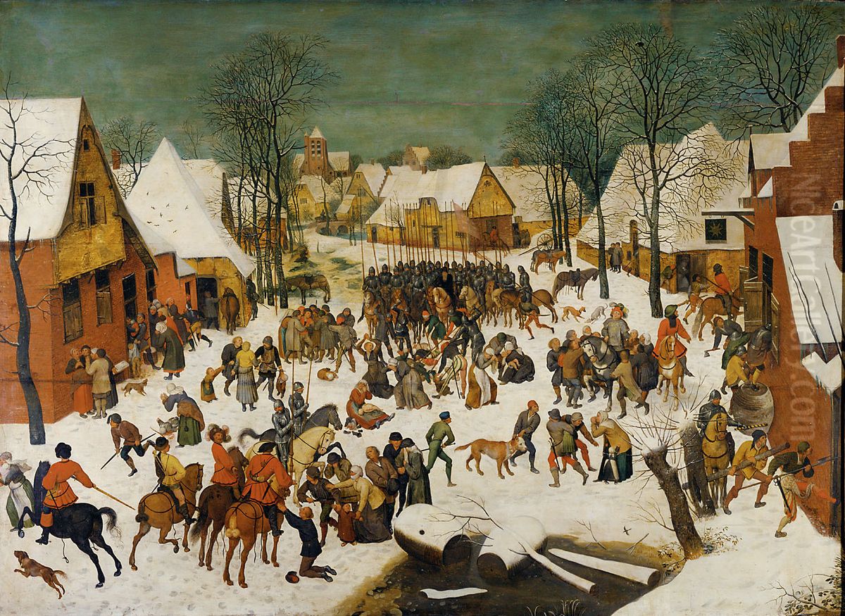 The Massacre Of The Innocents Oil Painting by Pieter Brueghel the Younger