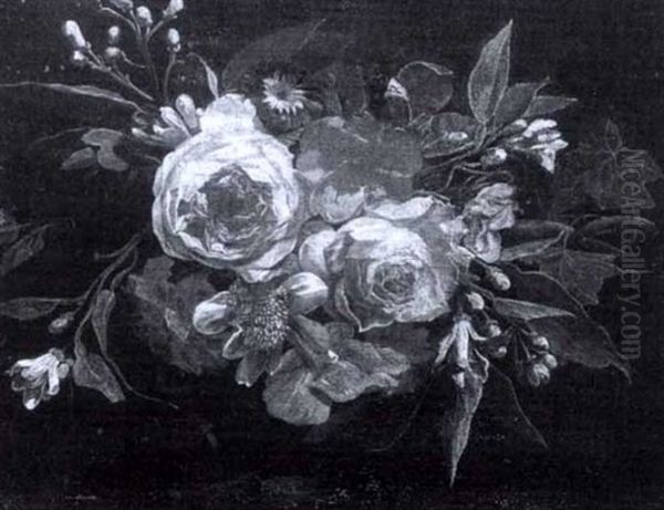 Blomsterstycke Oil Painting by Abraham Brueghel