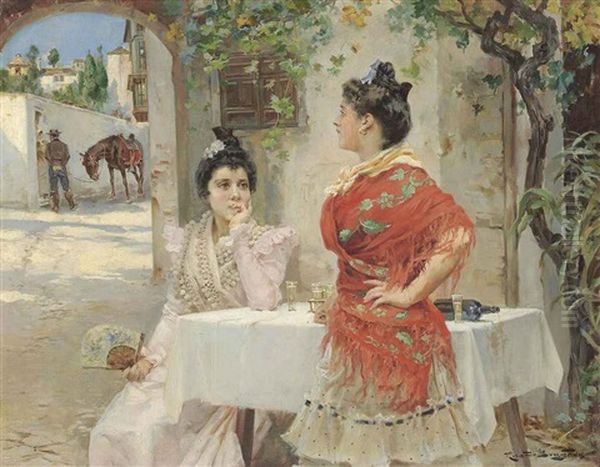 The Philanderer Oil Painting by Ricardo Brugada y Panizo