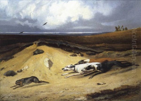 De Jacht Oil Painting by Guillaume Anne Van Der Brugghen