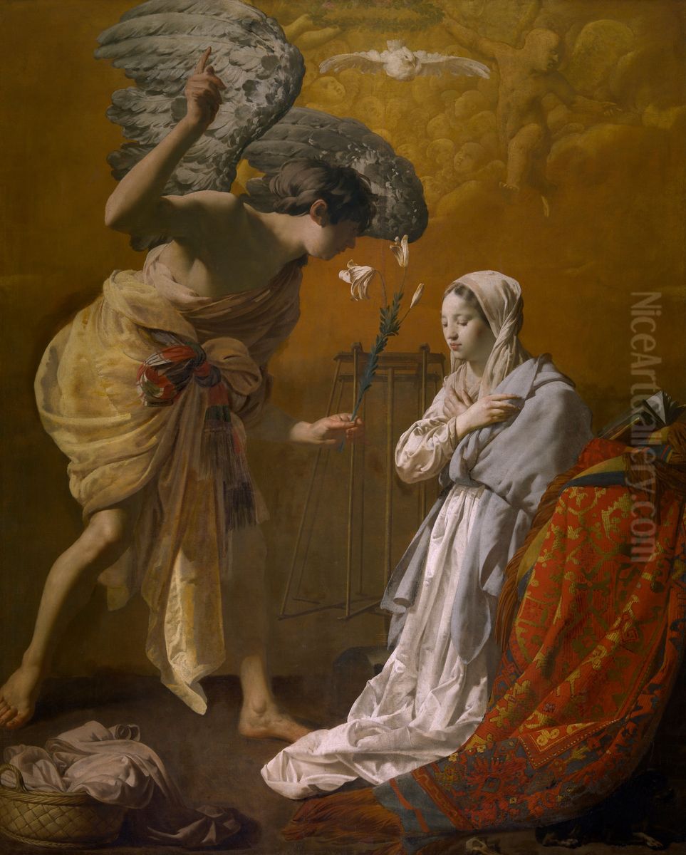 The Annunciation Oil Painting by Hendrick Ter Brugghen