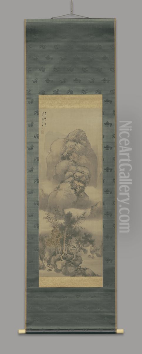 Landscape Oil Painting by Tani Buncho