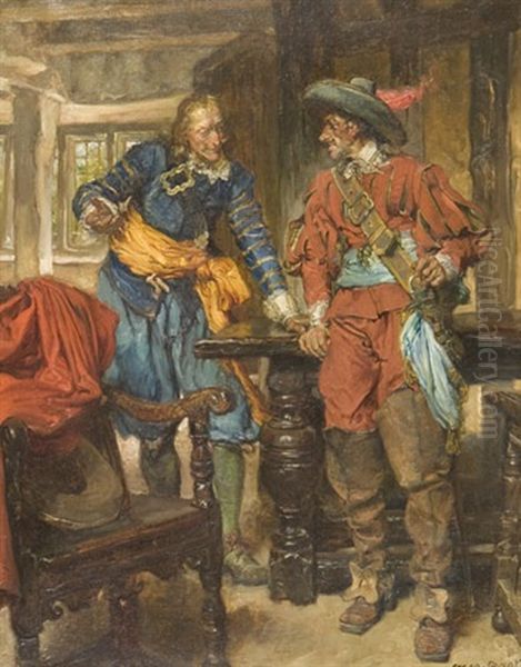 The Bribe Oil Painting by Edgar Bundy