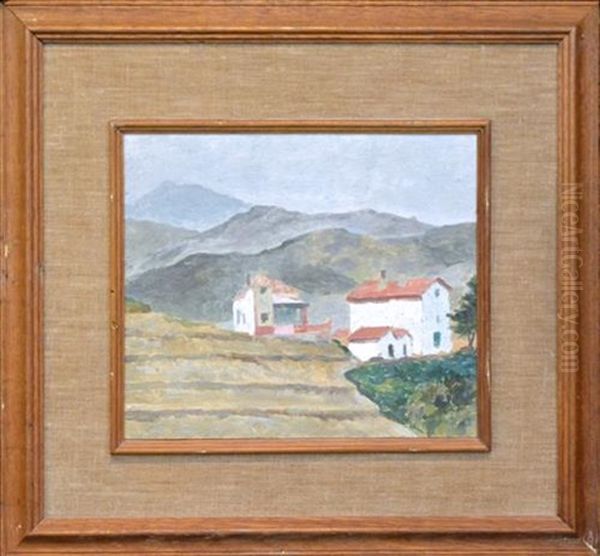 Farmhouse Provence Oil Painting by Rupert Charles Bunny