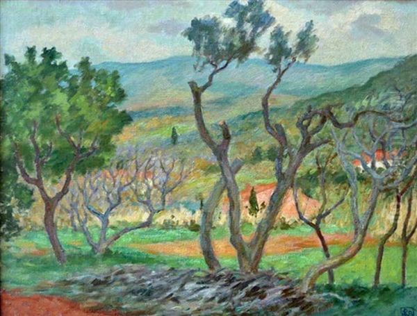 South Of France Oil Painting by Rupert Charles Bunny