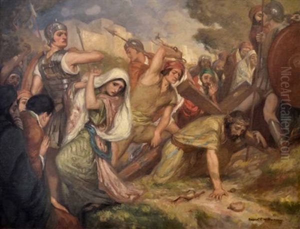 St. Veronica Oil Painting by Rupert Charles Bunny