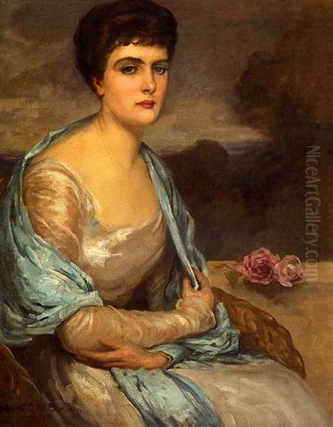 Madame B. Oil Painting by Rupert Charles Bunny