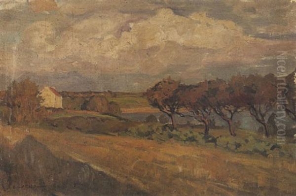 Maison En Bord De Mer Oil Painting by Rupert Charles Bunny