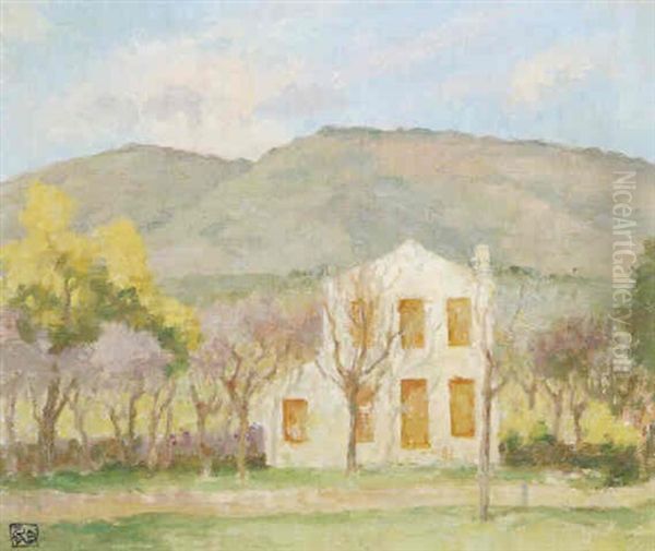 Le Lavandau Oil Painting by Rupert Charles Bunny