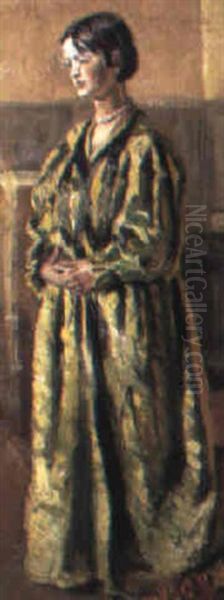 The Fallen Mask Oil Painting by Rupert Charles Bunny