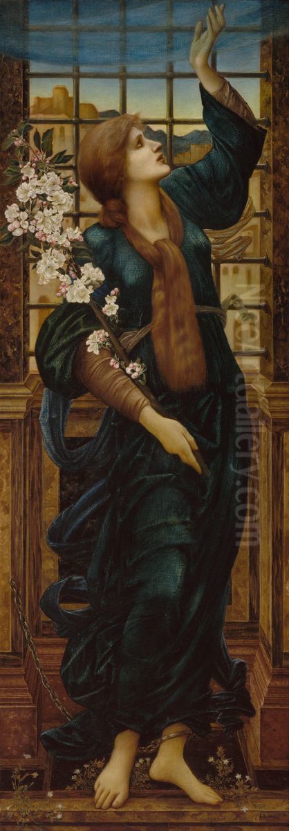 Hope Oil Painting by Edward Burne-Jones