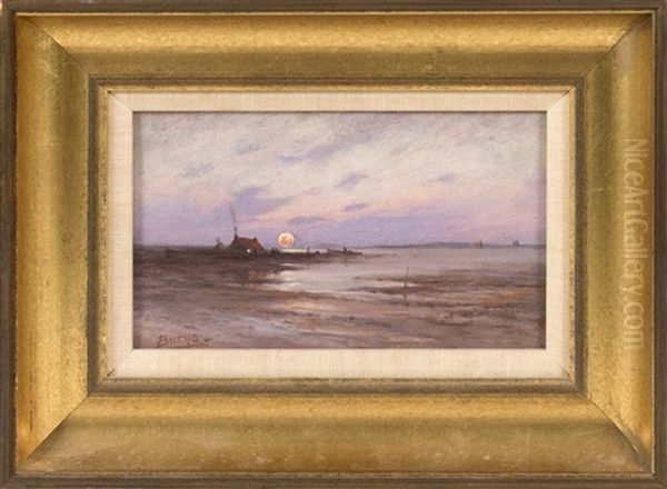 The Close Of Day Oil Painting by Milton James Burns