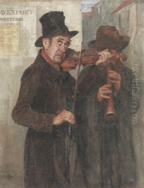 Brothers In Adversity Oil Painting by John Burr