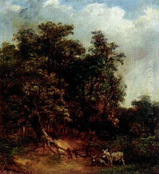 A Quiet Nook Oil Painting by Robert Burrows