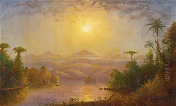 The Tropics Of South America Oil Painting by Norton Bush