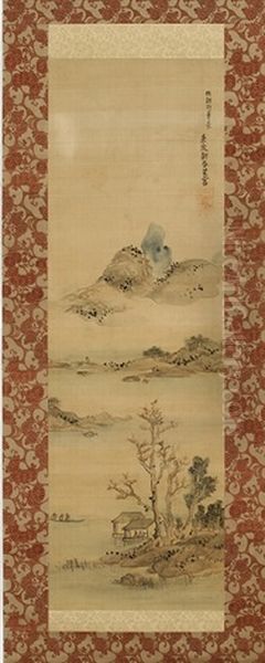 Landscape Oil Painting by Yosa Buson