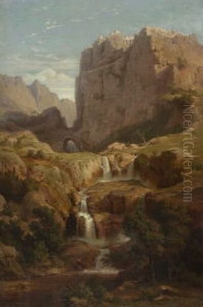 Constantine Von Der Nordseite Oil Painting by Georg Heinrich Busse