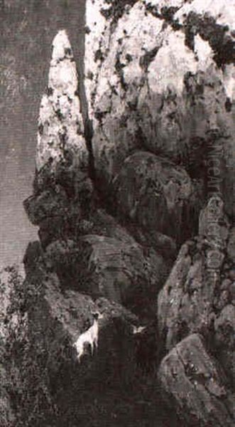 In Den Dolomiten Oil Painting by Hans Busse