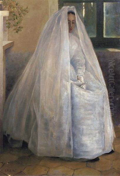 Communicant Oil Painting by Edward Riche Butler
