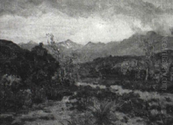 California, Arroyo Seco, Pasadena Oil Painting by Howard Russell Butler