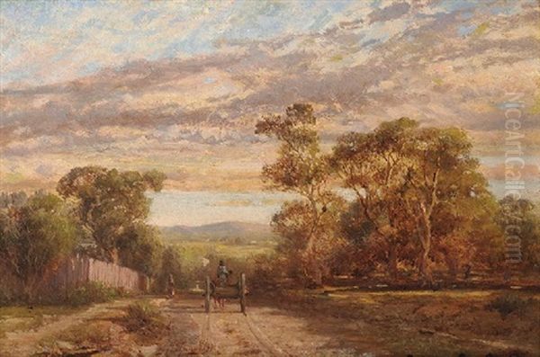 At Malvern Oil Painting by Abraham Louis Buvelot