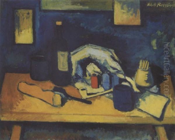 Nature Morte Oil Painting by Henry De Buys Roessingh