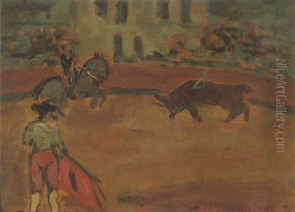 Stierkampf Oil Painting by Henry De Buys Roessingh