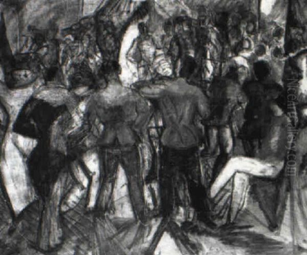 Le Bal Oil Painting by Henry De Buys Roessingh