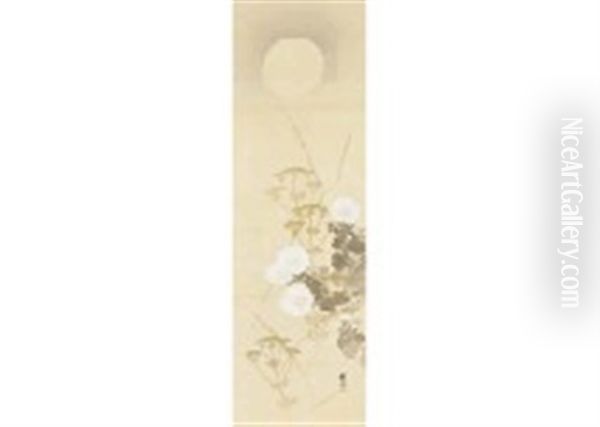 Autumn Leaves Oil Painting by Kimura Buzan