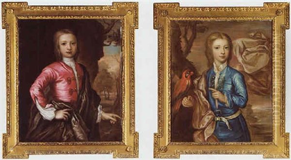 Portrait Of Lampen Harris Oil Painting by Edward Byng