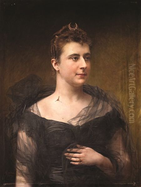 Retrato Femenino Oil Painting by Antonio Caba y Casamitjana