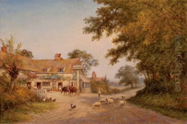 The Chester Inn Oil Painting by Walter Wallor Caffyn