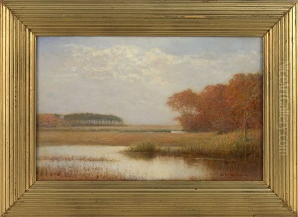 Marsh View To Saquatucket Harbor, Harwich, Massachusetts Oil Painting by Charles Drew Cahoon