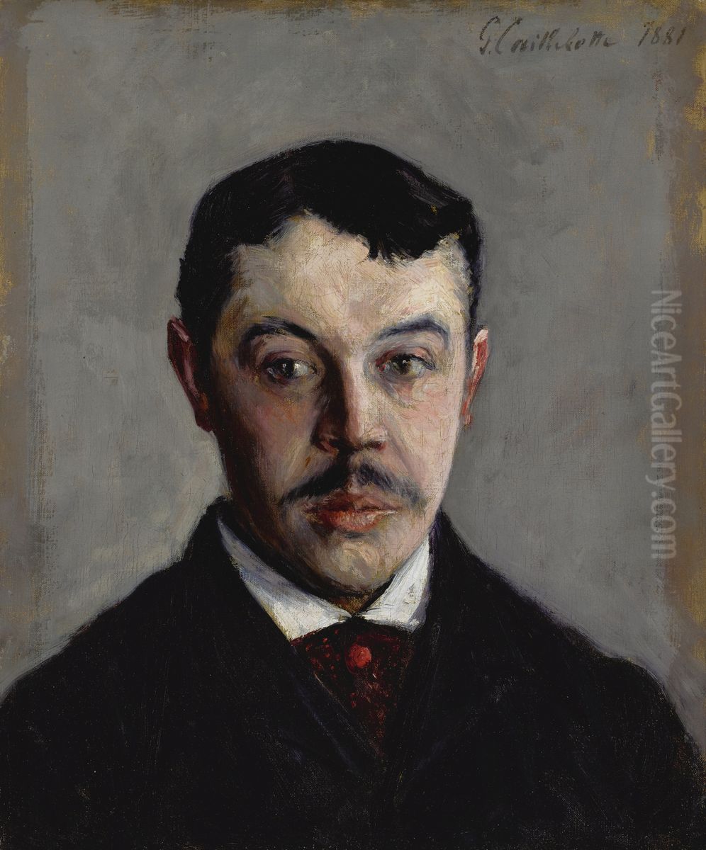 Portrait D'homme Oil Painting by Gustave Caillebotte