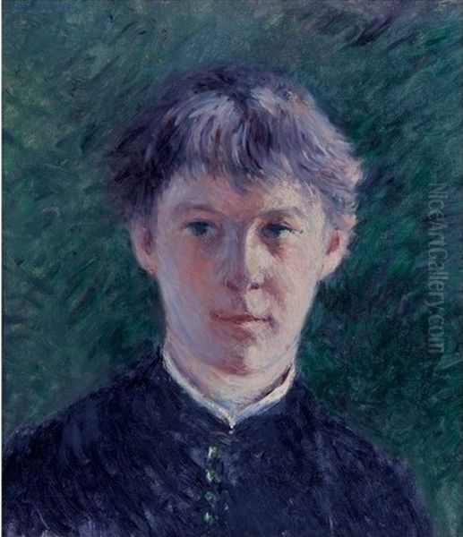 Portrait D'un Collegien Oil Painting by Gustave Caillebotte