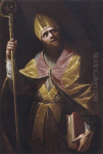 Sant'ambrogio Oil Painting by Francesco del Cairo