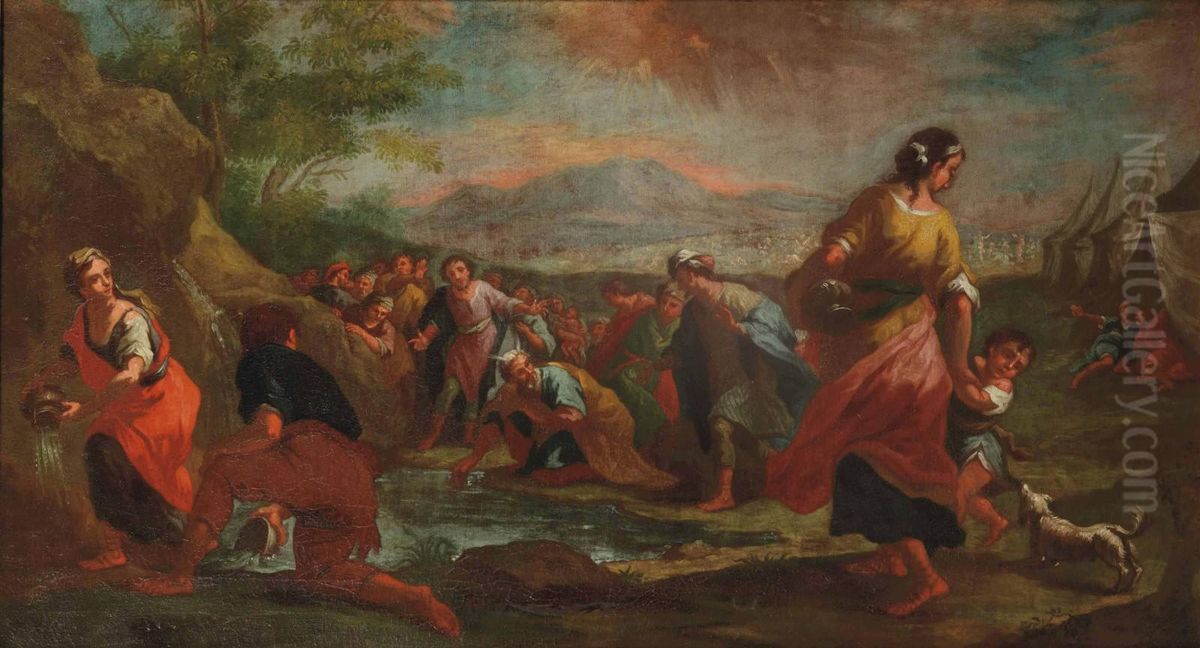 And Bartolomeo Altomonte Moses Oil Painting by Martino Altomonte