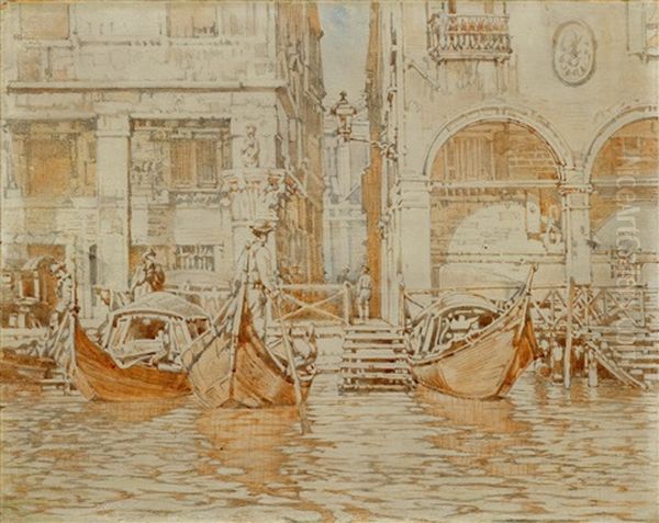 Venedig Oil Painting by Arthur Calame